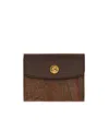 Etro Paisley Pattern Wallet With Compact Design And Slim Shape In Brown