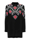 Etro Paisley-print Silk Shirt In Azul