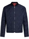 Etro Paisley-quilt Bomber Jacket In Blue