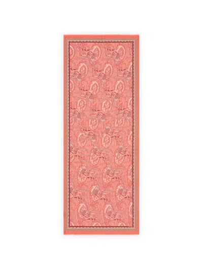 Etro Paisley Scarf In Pink