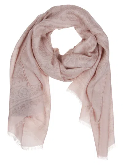 Etro Paisley Scarf In Rosa