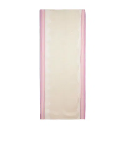 Etro Paisley Scarf With Stripes In White