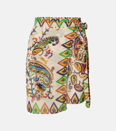 Etro Paisley Sheer Beach Cover-up In Multi