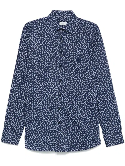 Etro Paisley Shirt In Blue