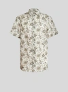 Etro Paisley-print Cotton Shirt In Green
