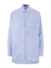 Etro Button-up Shirt With Subtle Paisley Pattern In Negro