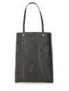 Etro Clutch Embellished Paisley Tote Bag In Black