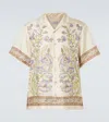 Etro Paisley Silk Bowling Shirt In Multicoloured