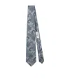 Etro Paisley-pattern Silk Tie In Blue