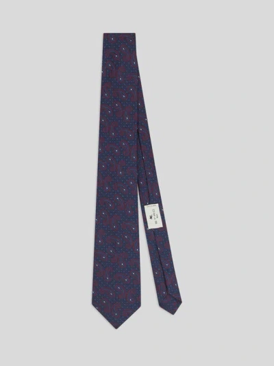 ETRO PAISLEY SILK JACQUARD TIE