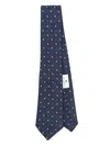 Etro Paisley Silk Tie In Blue