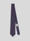 Etro Paisley-print Silk Tie In Navy Blue