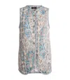 Etro , Jacquard Waistcoat With Floral Paisley Motif, Woman, Multicolour, Size 46 In Multi