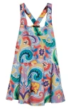Etro Floral And Geometrical Print Mini Dress In Multi