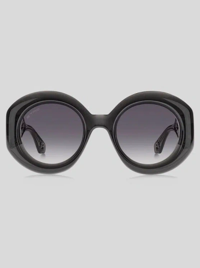 Etro Paisley Sunglasses In Grey