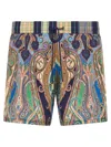 Etro Vibrant Paisley Pattern Boxer Swimsuit