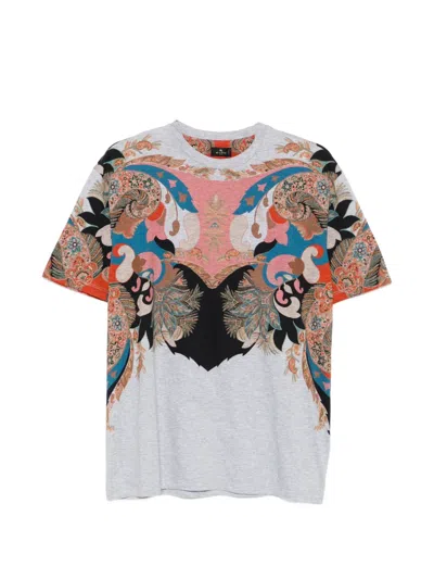 Etro Paisley T-shirt In Multi