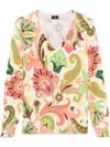 Etro Paisley Top In Green
