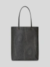 Etro Clutch Embellished Paisley Tote Bag In Black