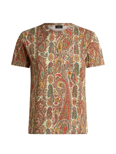 Etro Paisley T-shirt In Multi