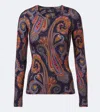 Etro Paisley T-shirt In Multi