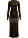 Etro Long-sleeved Dress In Black