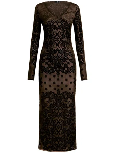 ETRO PAISLEY VELVET DRESS