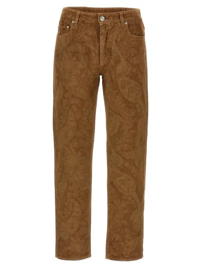 ETRO ETRO 'PAISLEY' VELVET PANTS