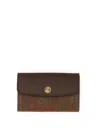Etro Arnica Paisley Jacquard Flap Wallet In Brown