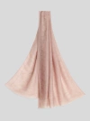 Etro Paisley-jacquard Frayed Scarf In Pink