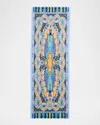 Etro Paisley Wool-silk Scarf In Multi