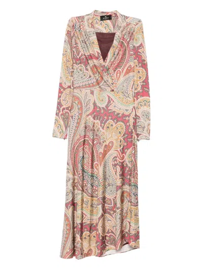 ETRO PAISLEY WRAP DRESS