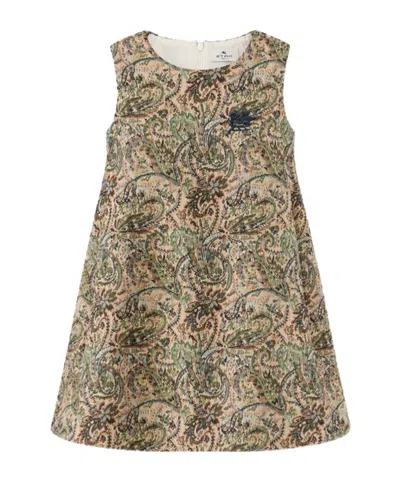 Etro Paisley-jacquard Pegasus Dress In Multi