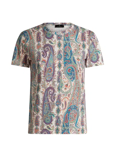 Etro Paisley-motif T-shirt In Multi