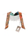 Etro Paisley-pattern Beaded-fringe Neckerchief In Multi