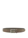 Etro Paisley-pattern E-buckle Belt In Brown