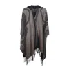 Etro Paisley-pattern Fringed Cape In Multi