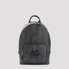 Etro Men Black Essential Paisley Backpack In Black