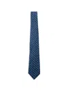 Etro Paisley-pattern Silk Tie In Blue
