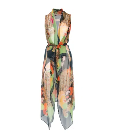 Etro Paisley-print Coat In Multi