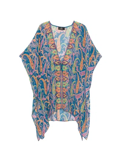 Etro Paisley-print Cover-up In Multi