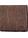 Etro Paisley-print Frayed-edge Scarf