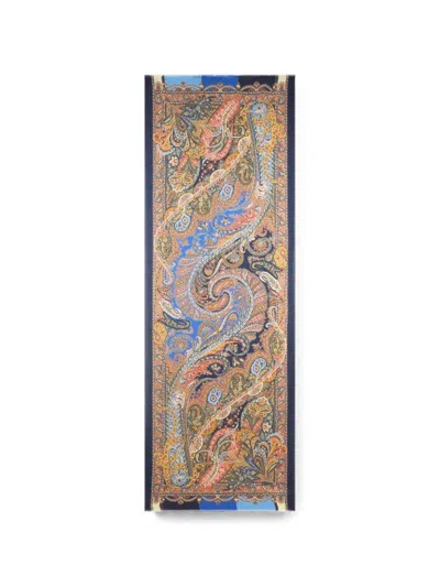 Etro Paisley-print Scarf In Yellow
