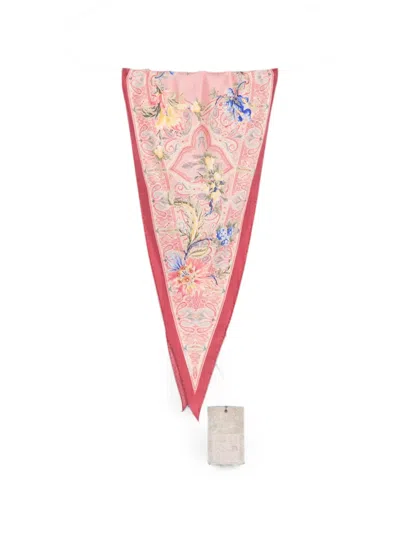 Etro Paisley-print Scarf In Pink