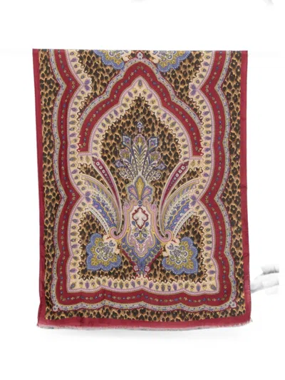 Etro Paisley-print Scarf In Multi