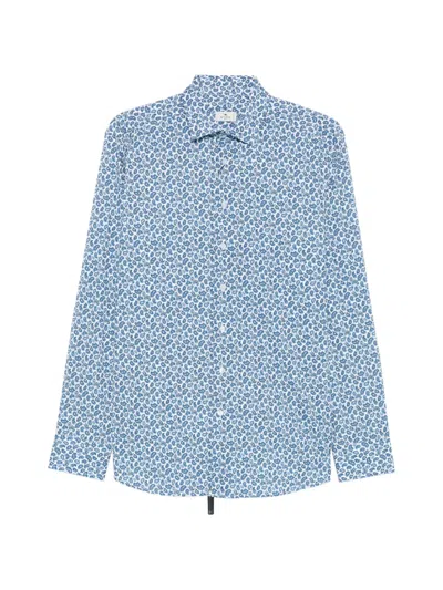 Etro Paisley-print Shirt In Blue
