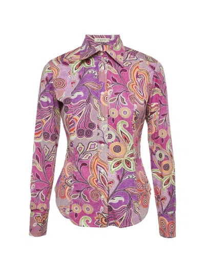 Pre-owned Etro Paisley-print Shirt In Pink