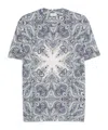 Etro Paisley-print T-shirt In Blue