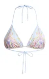 Etro Paisley-printed String Bikini Top In Multi