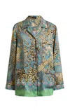 Etro Pajama Shirt In Animal Print